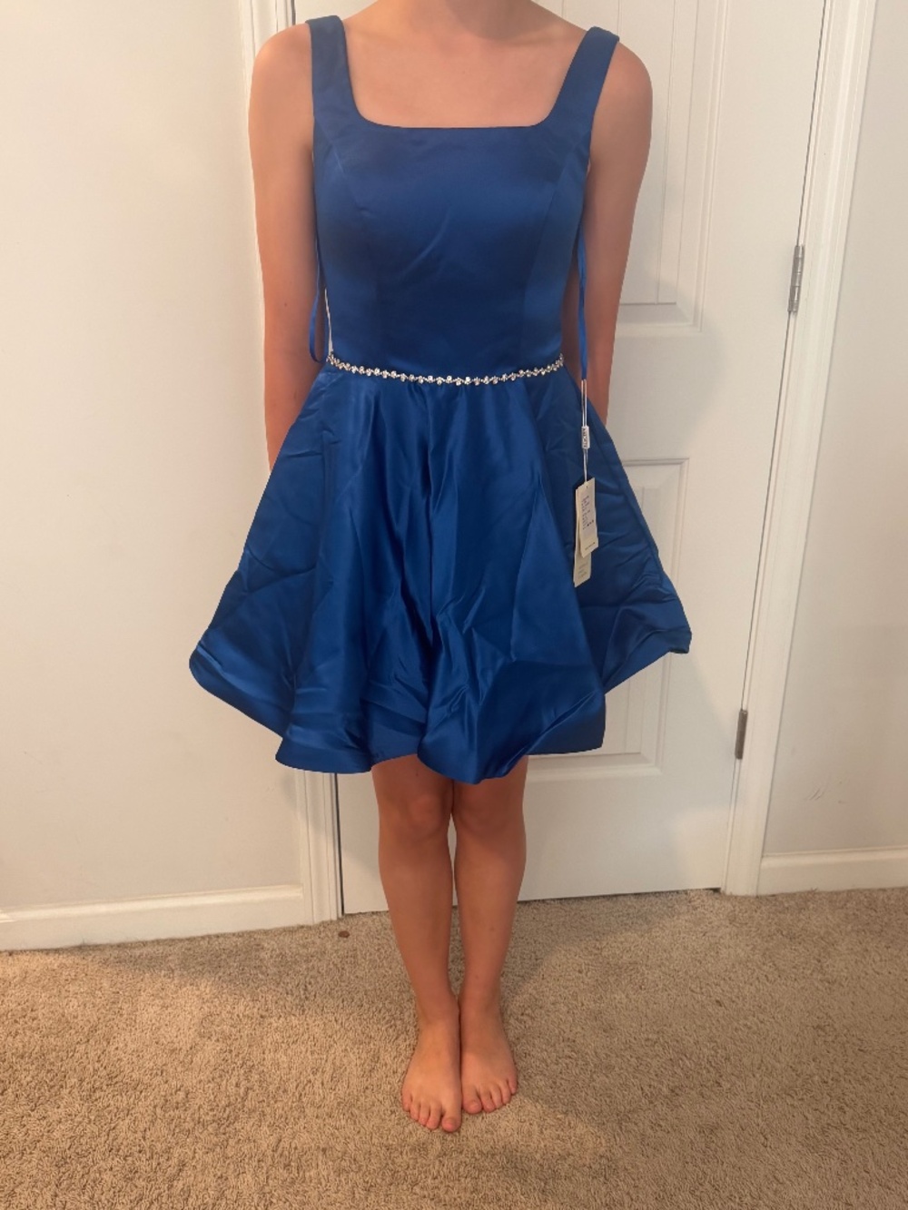 Royal blue dress NWT size 4